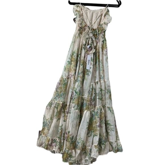 ✨Floral Ruffle Hem Large Hemline Cami Maxi Dress✨ - Picture 8 of 10